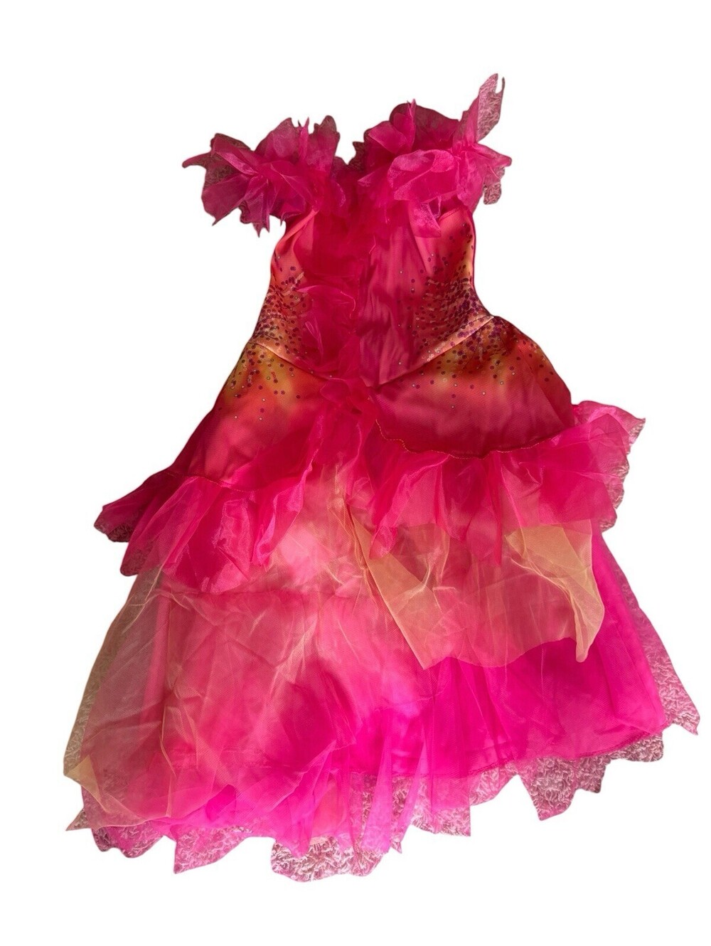 Wicked Glinda Deluxe Child Costume Pink Dress Size Large 10-12